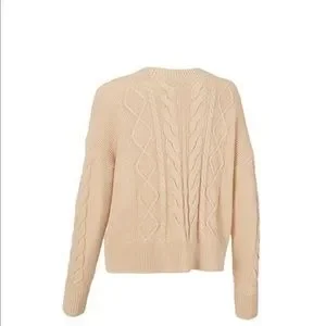 Cabi cropped cable pullover shop